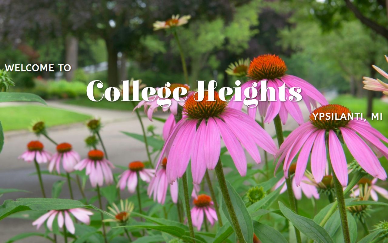 Ypsilanti neighbors College Heights neighborhood association