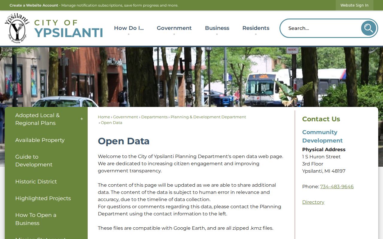 Ypsilanti ZIP code directory open geographic data